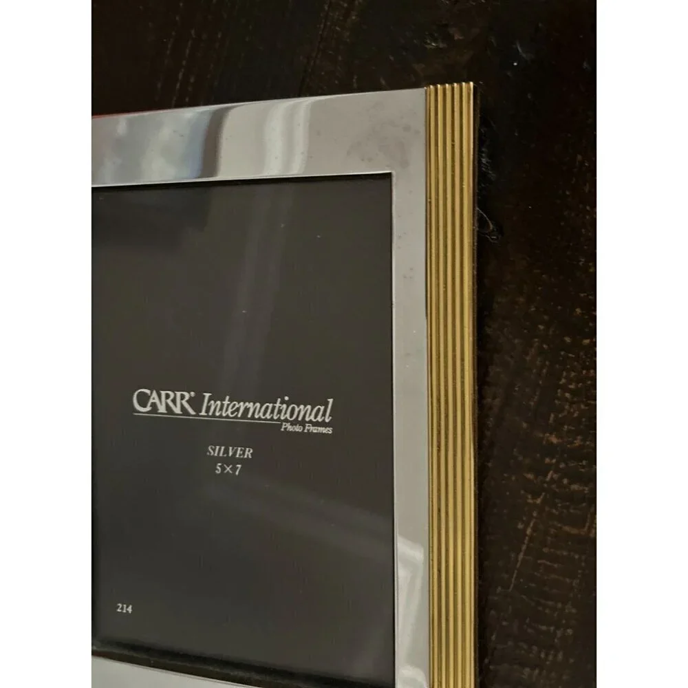 Vintage CARR International Silver photo frame 9